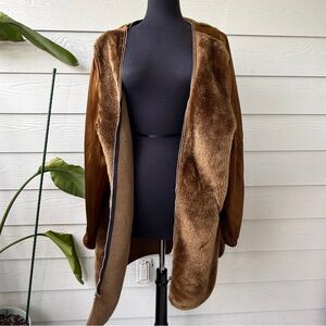 Vintage London Fog “Weather of Distinction” Mohair Faux Fur Maincoat – One Size
